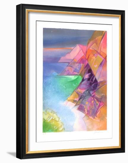 Cote d'Azur - Cap Esterel-Camille Hilaire-Framed Collectable Print