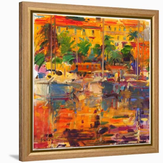 Cote d'Azur Reflections-Peter Graham-Framed Premier Image Canvas