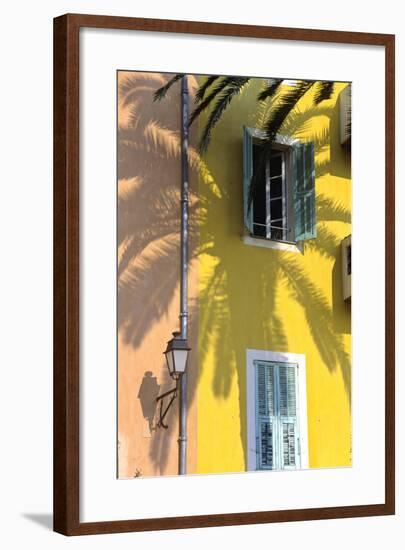 Cote D'Azur, Villefranche-Sur-Mer; Mediterranean Architecture-Marcel Malherbe-Framed Photographic Print