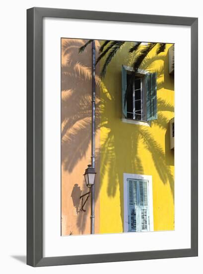 Cote D'Azur, Villefranche-Sur-Mer; Mediterranean Architecture-Marcel Malherbe-Framed Photographic Print