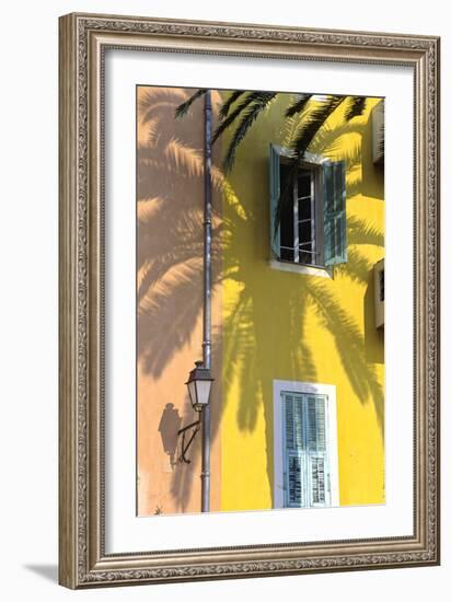 Cote D'Azur, Villefranche-Sur-Mer; Mediterranean Architecture-Marcel Malherbe-Framed Photographic Print