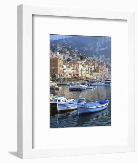 Cote D'Azur, Villefranche-Sur-Mer, View on Town and Port-Marcel Malherbe-Framed Photographic Print