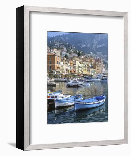 Cote D'Azur, Villefranche-Sur-Mer, View on Town and Port-Marcel Malherbe-Framed Photographic Print