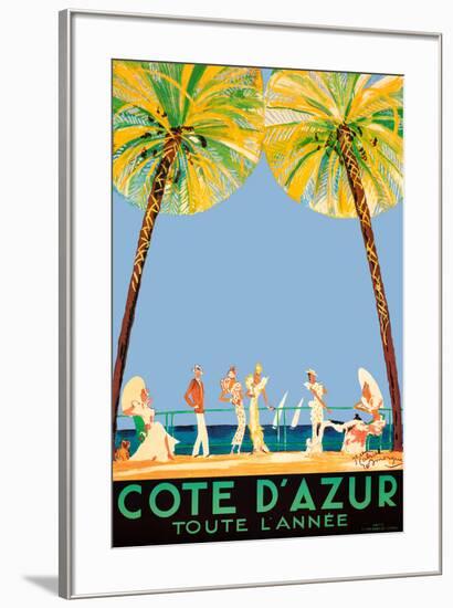 Cote d'Azur-Jean-Gabriel Domergue-Framed Art Print