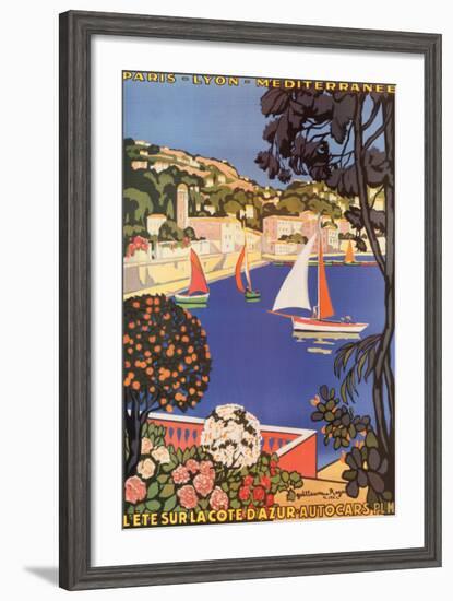 Cote d'Azur-null-Framed Art Print