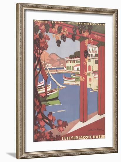 Cote d'Azur-null-Framed Art Print