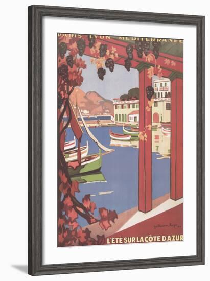 Cote d'Azur-null-Framed Art Print