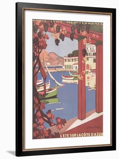 Cote d'Azur-null-Framed Art Print