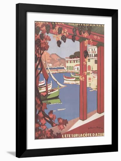 Cote d'Azur-null-Framed Art Print