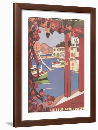 Cote d'Azur-null-Framed Art Print