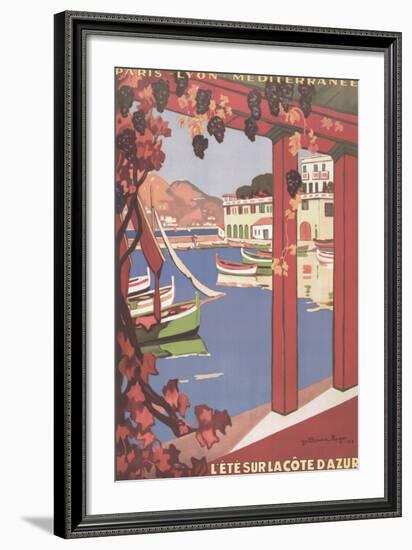 Cote d'Azur-null-Framed Art Print