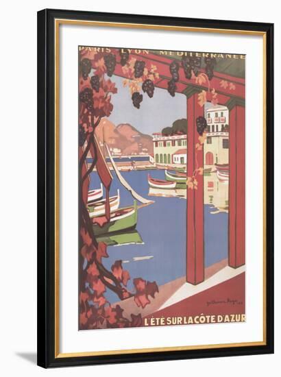 Cote d'Azur--Framed Art Print