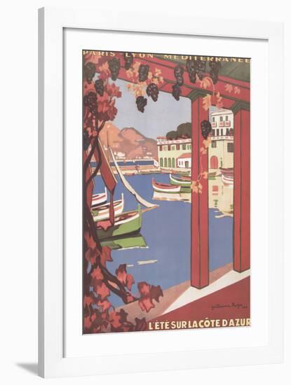 Cote d'Azur-null-Framed Art Print