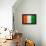 Cote D'Ivoire Flag Design with Wood Patterning - Flags of the World Series-Philippe Hugonnard-Framed Stretched Canvas displayed on a wall