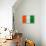 Cote D'Ivoire Flag Design with Wood Patterning - Flags of the World Series-Philippe Hugonnard-Framed Stretched Canvas displayed on a wall