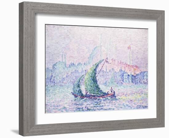 Cote D'Or, the Suleimanie, Constantinople, 1907-Paul Signac-Framed Giclee Print