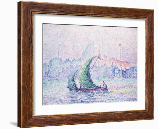 Cote D'Or, the Suleimanie, Constantinople, 1907-Paul Signac-Framed Giclee Print