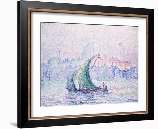 Cote D'Or, the Suleimanie, Constantinople, 1907-Paul Signac-Framed Giclee Print