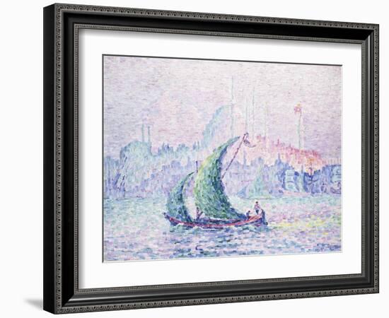 Cote D'Or, the Suleimanie, Constantinople, 1907-Paul Signac-Framed Giclee Print