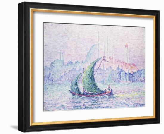 Cote D'Or, the Suleimanie, Constantinople, 1907-Paul Signac-Framed Giclee Print