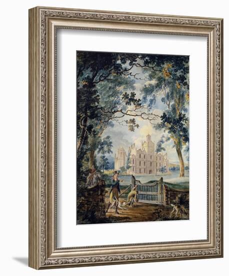 Cote House, Near Bristol, 1792-J. M. W. Turner-Framed Giclee Print