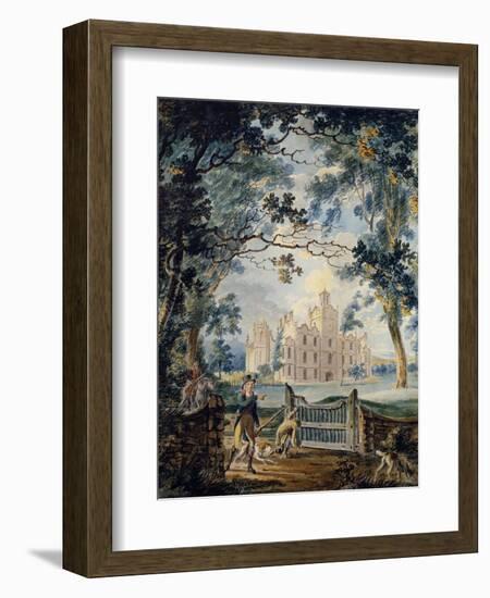 Cote House, Near Bristol, 1792-J. M. W. Turner-Framed Giclee Print