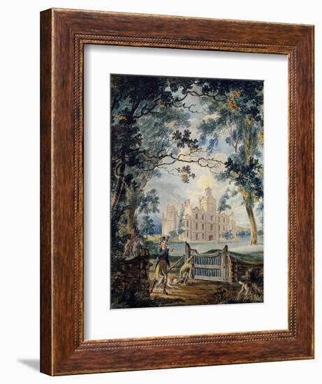 Cote House, Near Bristol, 1792-J. M. W. Turner-Framed Giclee Print