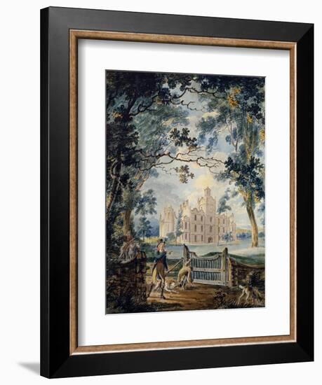 Cote House, Near Bristol, 1792-J. M. W. Turner-Framed Giclee Print