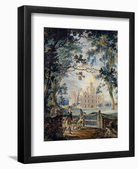 Cote House, Near Bristol, 1792-J. M. W. Turner-Framed Giclee Print