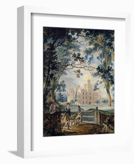 Cote House, Near Bristol, 1792-J. M. W. Turner-Framed Giclee Print