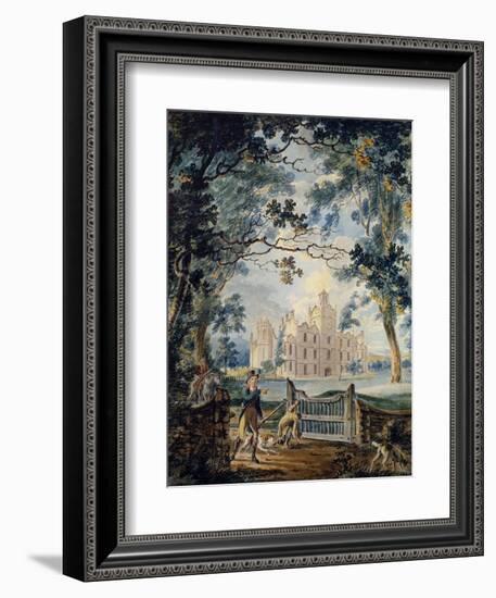 Cote House, Near Bristol, 1792-J. M. W. Turner-Framed Giclee Print