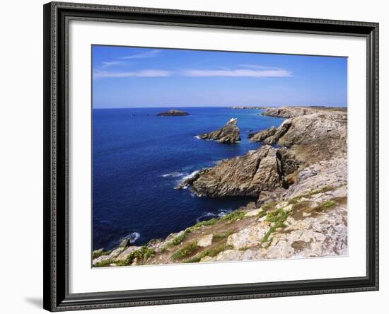 Cote Sauvage, Quiberon, Normandy, France-Jeremy Lightfoot-Framed Photographic Print