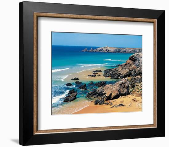 Cote Sauvagne Britanny-null-Framed Art Print