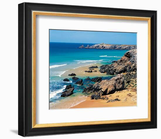 Cote Sauvagne Britanny-null-Framed Art Print