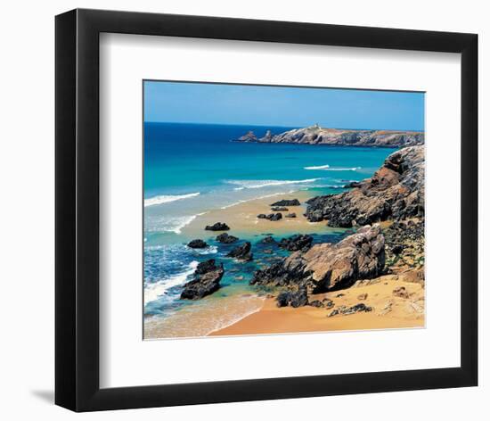 Cote Sauvagne Britanny-null-Framed Art Print