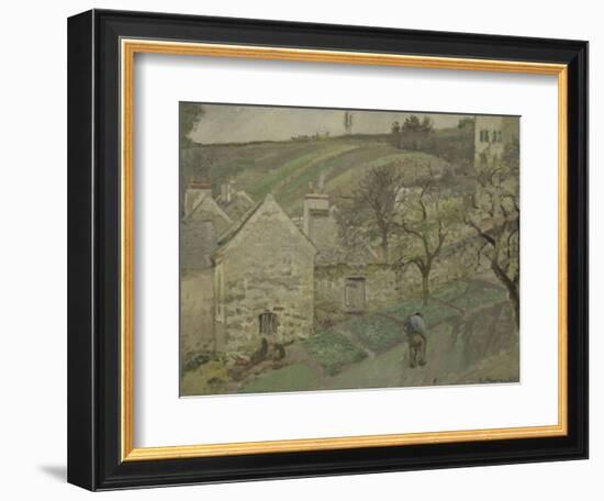 Côteau de L'Hermitage, Pontoise-Camille Pissarro-Framed Giclee Print