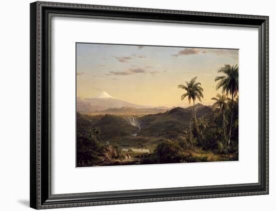 Cotopaxi, 1855-Frederic Edwin Church-Framed Giclee Print
