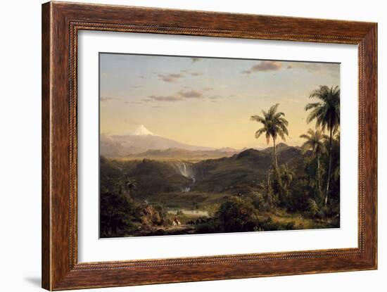 Cotopaxi, 1855-Frederic Edwin Church-Framed Giclee Print