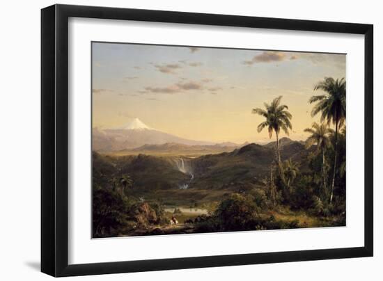 Cotopaxi, 1855-Frederic Edwin Church-Framed Giclee Print