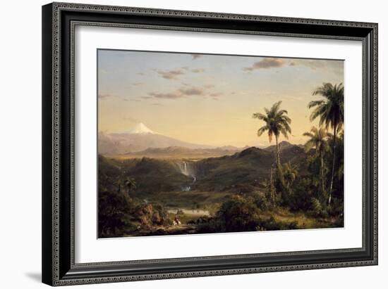 Cotopaxi, 1855-Frederic Edwin Church-Framed Giclee Print