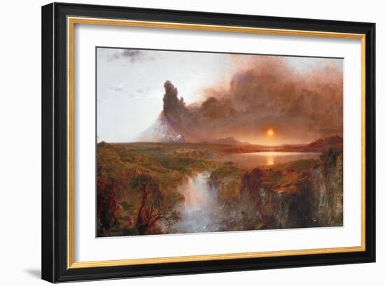 Cotopaxi, 1862-Frederic Edwin Church-Framed Giclee Print