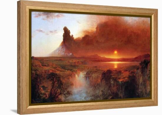 Cotopaxi, Ecuador [1]-Frederic Edwin Church-Framed Stretched Canvas