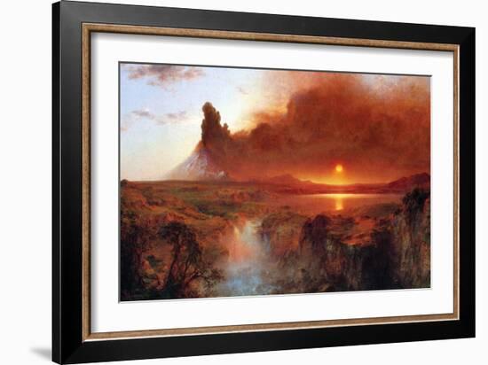 Cotopaxi, Ecuador [1]-Frederic Edwin Church-Framed Art Print