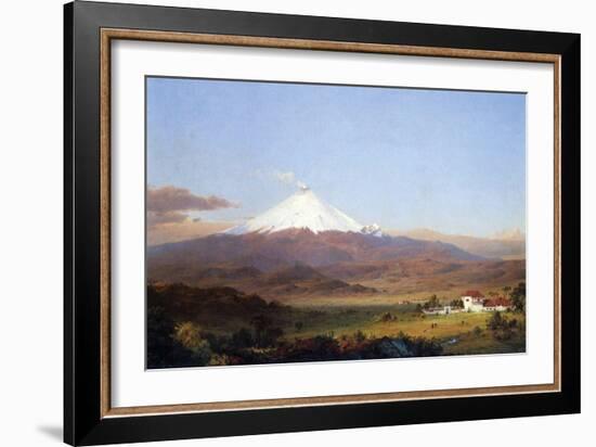 Cotopaxi, Ecuador [2]-Frederic Edwin Church-Framed Art Print