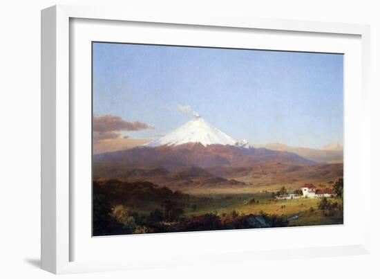 Cotopaxi, Ecuador [2]-Frederic Edwin Church-Framed Art Print