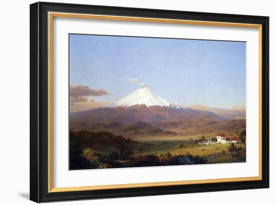 Cotopaxi, Ecuador [2]-Frederic Edwin Church-Framed Art Print