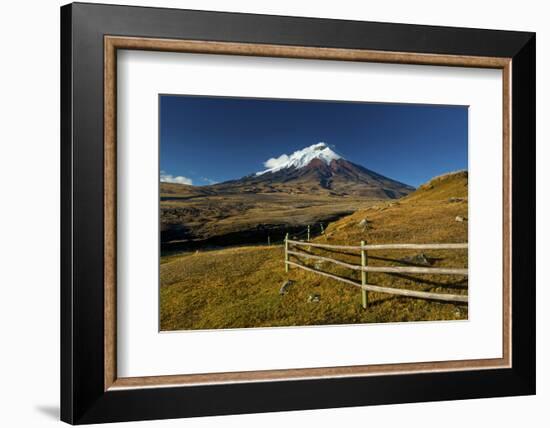 Cotopaxi National Park, Snow-Capped Cotopaxi Volcano-John Coletti-Framed Photographic Print