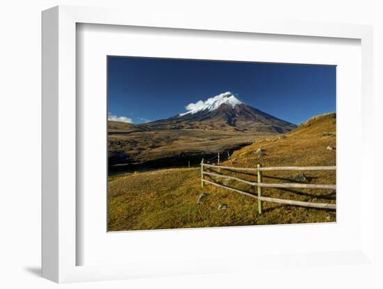 Cotopaxi National Park, Snow-Capped Cotopaxi Volcano-John Coletti-Framed Photographic Print