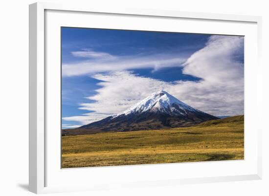 Cotopaxi Volcano 5897M Summit, Cotopaxi National Park, Cotopaxi Province, Ecuador, South America-Matthew Williams-Ellis-Framed Photographic Print