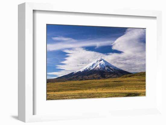 Cotopaxi Volcano 5897M Summit, Cotopaxi National Park, Cotopaxi Province, Ecuador, South America-Matthew Williams-Ellis-Framed Photographic Print